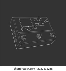 guitar and bass processor pedal