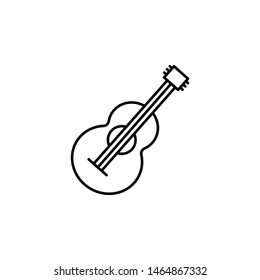 Guitar, brazilian carnival icon. Element of Brazilian carnival icon