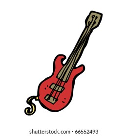 caricatura de guitarra