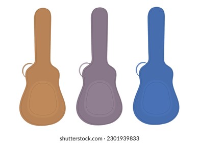 diseño de icono de caso de guitarra vector ilustración aislada moderna