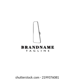 guitar case logo icon design template modern vector illustration