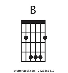 diseño de imagen de ilustración de icono de guitarra