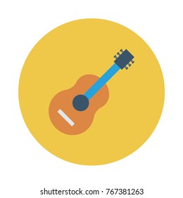 guitar circle flat
