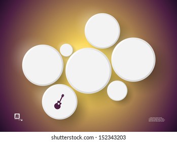 Guitar in circles