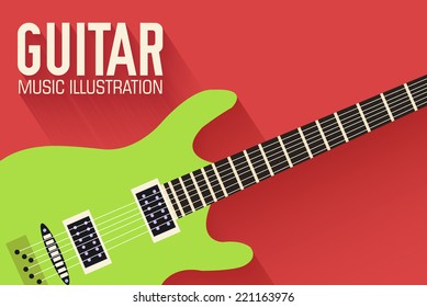 Guitar classic flat