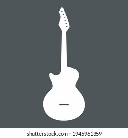 Guitar classical electric acoustic musical instrument vector illustration cut svg