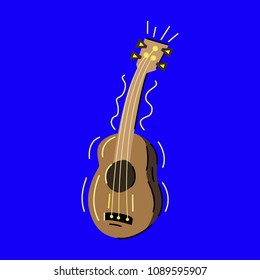 Guitar colred illustration