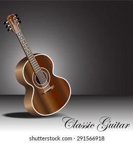 guitar design vector gradient background
