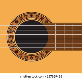 Guitar Detail - Guitar Sound Hole