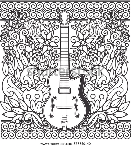 doodle chitarra scarica