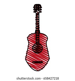guitar doodle illustration