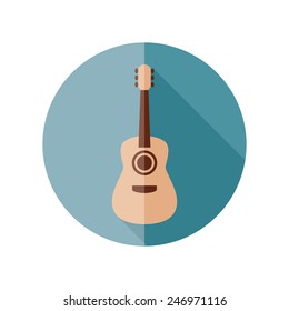 Guitar Flat Icon