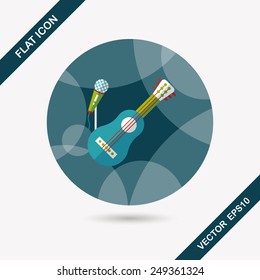 guitar flat icon