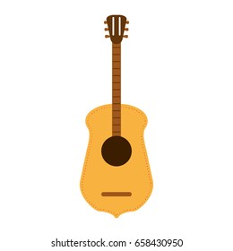 guitar flat illustration
