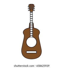 guitar flat illustration