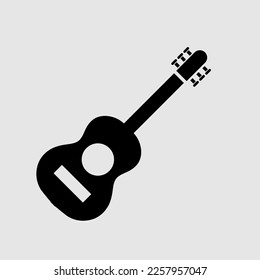 Guitar flat vector icon. trendy style illustration on white background..eps