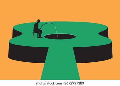 Diseño vintage de Ilustración vectorial plana de guitarra