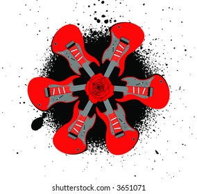 guitar flower