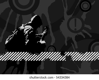 guitar grunge background