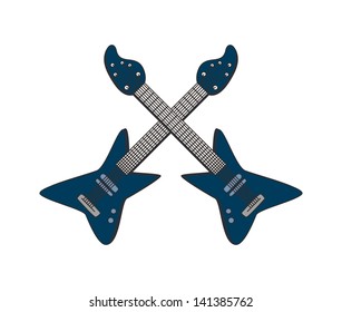 Guitar Hero Art Blue