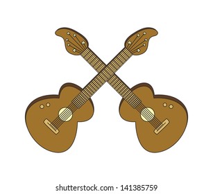guitar hero art brown