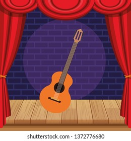 guitar icon cartoon