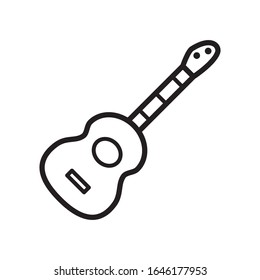 GUITAR icon design, flat style icon collection