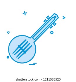 Guitar icon design vector