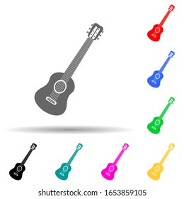 guitar icon. Detailed icon of musical instrument icon. Premium quality graphic design. One of the collection icon for websites, web design, mobile app on white background