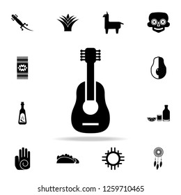 Guitar icon. Detailed set of elements Mexico culture icons. Premium graphic design. One of the collection icons for websites, web design, mobile app
