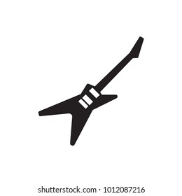 guitar icon illustration isolated vector sign symbol