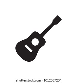 guitar icon illustration isolated vector sign symbol