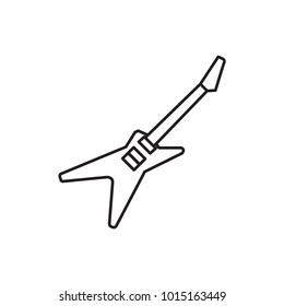 guitar icon illustration isolated vector sign symbol