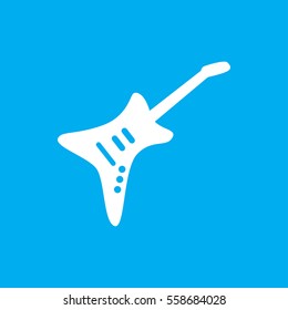 guitar icon illustration isolated vector sign symbol