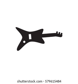 guitar icon illustration isolated vector sign symbol