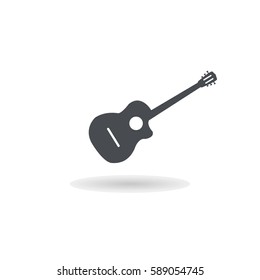 Guitar  icon illustration isolated vector sign symbol
