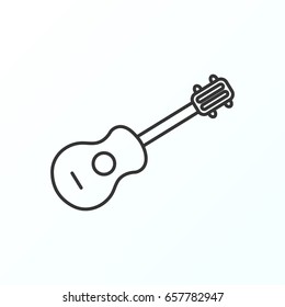 Guitar icon illustration isolated vector sign symbol