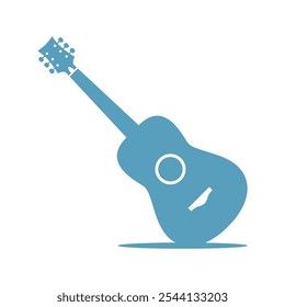 Guitar icon image design template