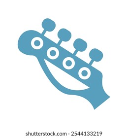 Guitar icon image design template