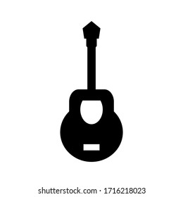 guitar icon or logo isolated sign symbol vector illustration - high quality black style vector icons
