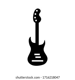 guitar icon or logo isolated sign symbol vector illustration - high quality black style vector icons
