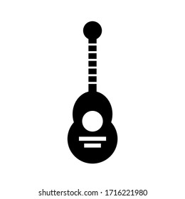 guitar icon or logo isolated sign symbol vector illustration - high quality black style vector icons
