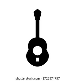 guitar icon or logo isolated sign symbol vector illustration - high quality black style vector icons
