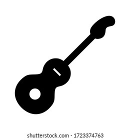 guitar icon or logo isolated sign symbol vector illustration - high quality black style vector icons
