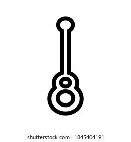 Guitar icon or logo isolated sign symbol vector illustration - high quality black style vector icons
