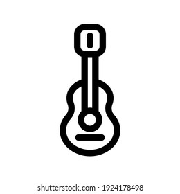 guitar icon or logo isolated sign symbol vector illustration - high quality black style vector icons
