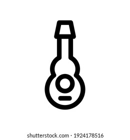 guitar icon or logo isolated sign symbol vector illustration - high quality black style vector icons
