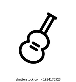 guitar icon or logo isolated sign symbol vector illustration - high quality black style vector icons
