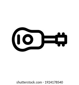 guitar icon or logo isolated sign symbol vector illustration - high quality black style vector icons
