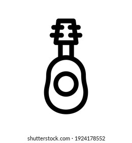 guitar icon or logo isolated sign symbol vector illustration - high quality black style vector icons
